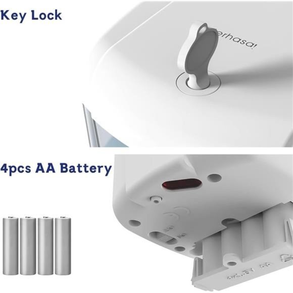 Automatic Soap Dispenser Wall Mount, Hand Sanitizer Dispenser 600ml/20oz - Picture 4 of 6